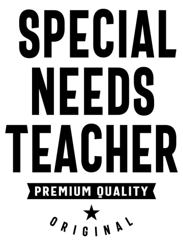 Special Needs Teacher Gift Funny Job Title Profession Birthday Idea