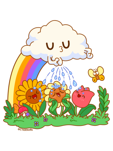 Spring Showers Peeing Cloud