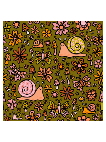 Spring Snail Print