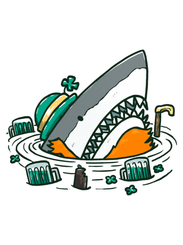 St Patrick's Day Shark