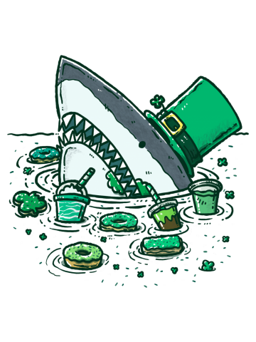 St Patricks Day Sweets Shark