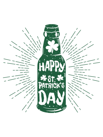 St patricks day beer green