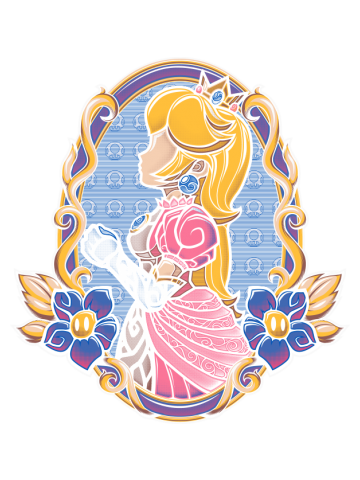 Stained-Glass Peach