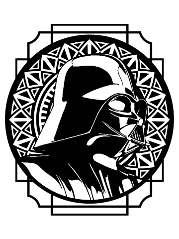 Stained Glass; Darth Vader