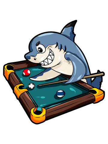 Stick sharks billiard