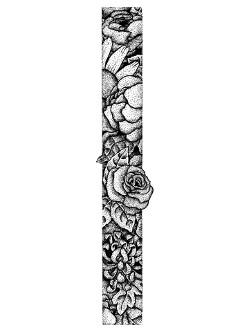 Stippled flowers