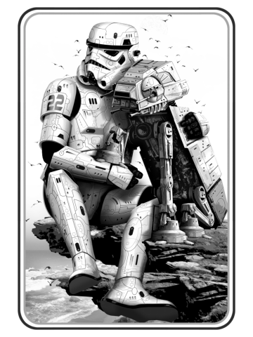 Stormtrooper by The Beach