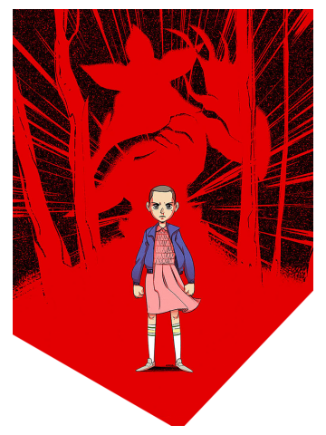Stranger Things - Eleven and Demogorgon