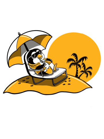 Summer Chillin' Penguin
