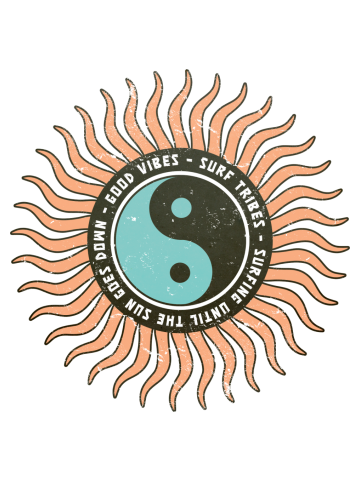 Surfing Design - Good Vibes - Surf Tribes