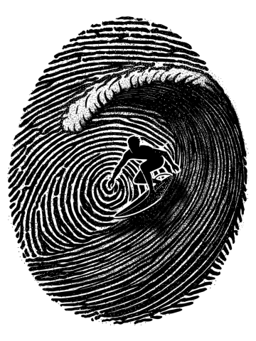 Surfing Finger Print