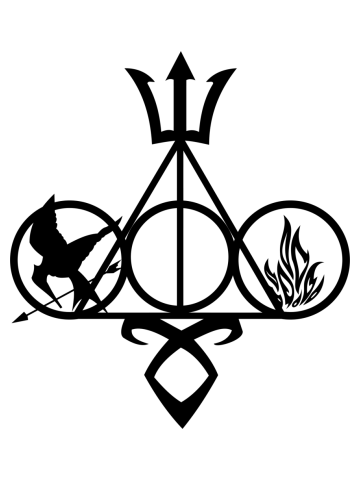Symbol harry potter and Catching fire