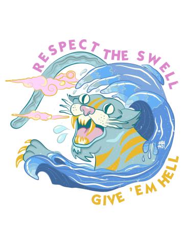 TIGER RESPECT THE SWELL