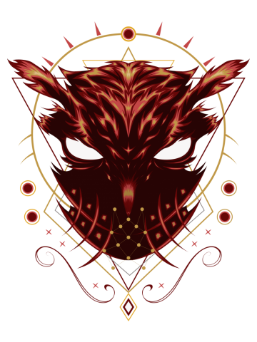 Tattoo owl illustration. vector owl design.