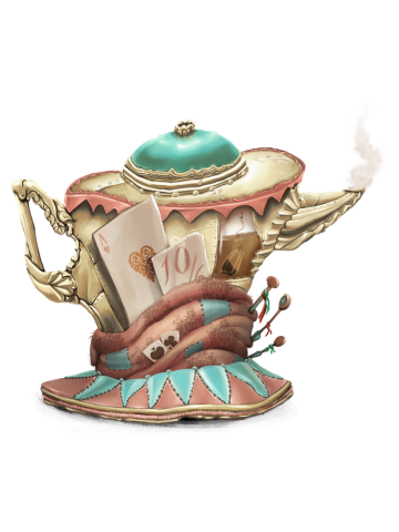 Tea hat from M. Hatter
