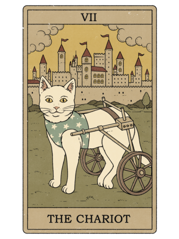The Chariot - Cats Tarot