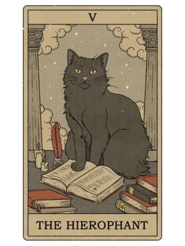 The Hierophant - Cats Tarot