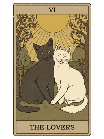The Lovers - Cats Tarot