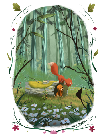 The fox and the hound 