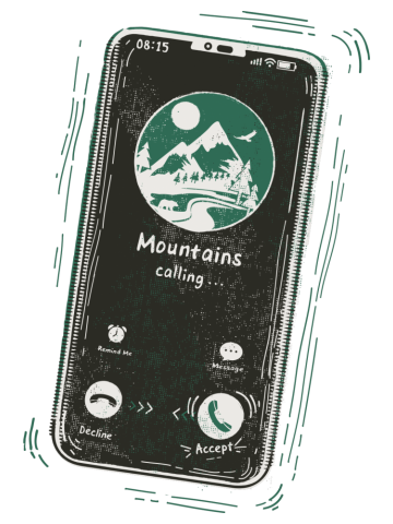 The mountains are calling and I must accept