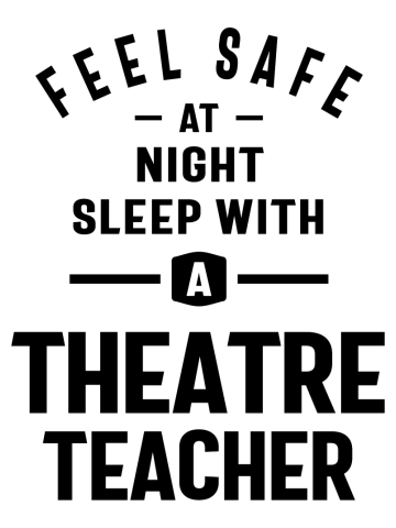 Theatre Teacher Gift Funny Job Title Profession Birthday Idea