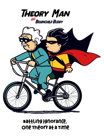 Theory Man and Brainchild Buddy: Enlightening Adventures Tee