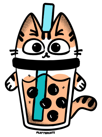 Tiger Boba Cat Tea