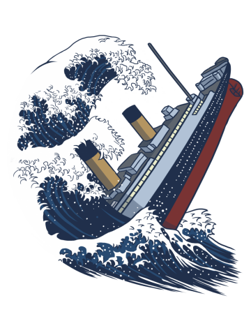 Titanic tsunami wave