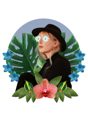 Tropical Blond Woman