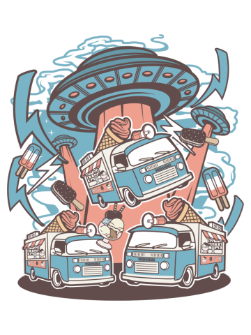 UFO Ice Cream Abduction