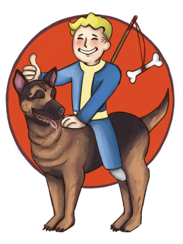 Vault bot  & Rex - Fallout