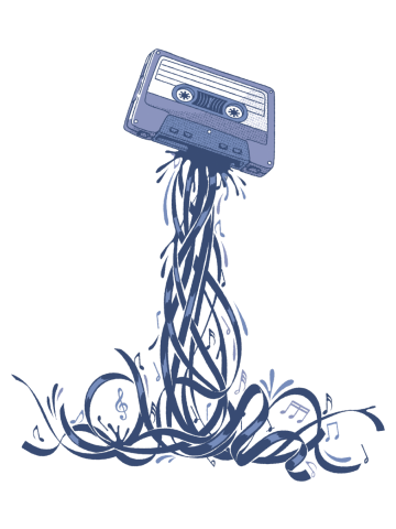 Vintage Cassete Music Explosion