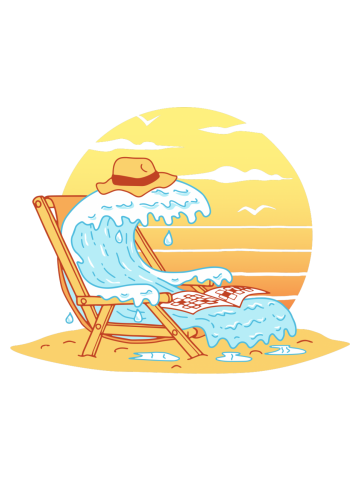 WAVE ON THE BEACH