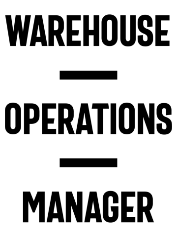 Warehouse Operations Manager Gift Funny Job Title Profession Birthday Idea