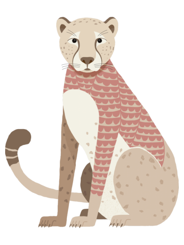Whimsical Cheetah