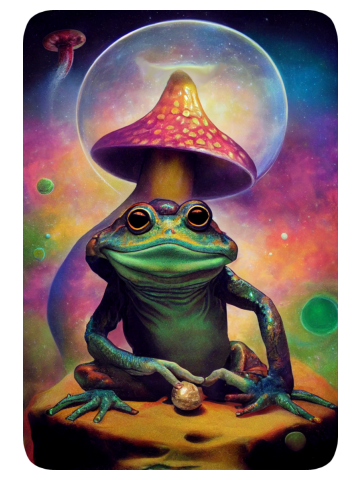 Wizzard frog by mckennaii