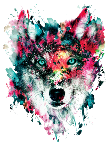 Wolf art