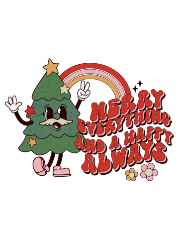 Xmas Tree Happy Always