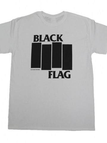 Tricou Black Flag | Detaliu imprimeu [type:mockup-Tricou clasic baieti-alb;]
