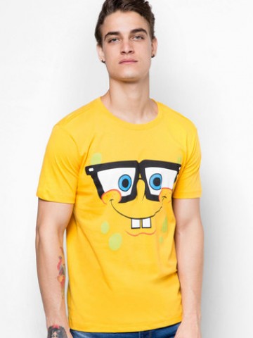 [mockup-tricou clasic baieti-galben]
