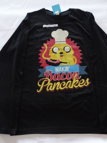 Tricou maneca lunga imprimat barbati, L