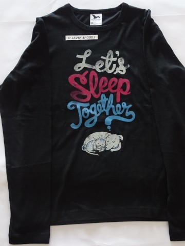 Tricou maneca lunga imprimat barbati, M