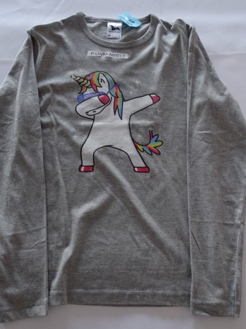 Tricou maneca lunga imprimat barbati, M