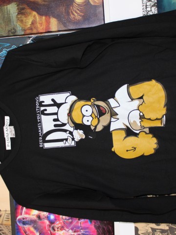 Tricou maneca lunga imprimat barbati, M