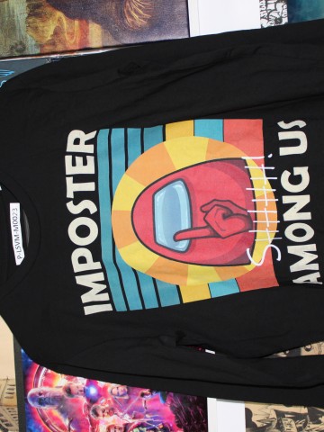 Tricou maneca lunga imprimat barbati, M