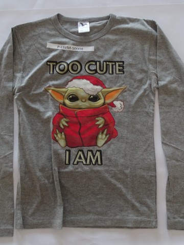Tricou maneca lunga imprimat barbati, S
