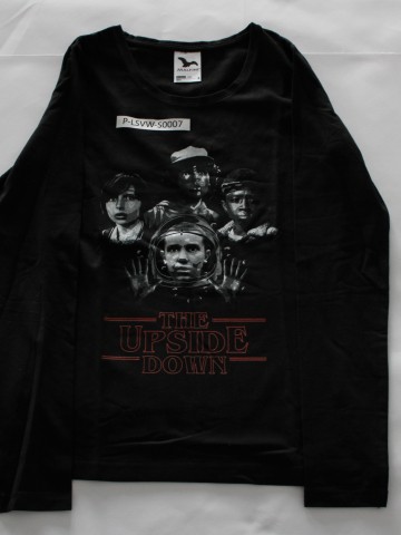Tricou maneca lunga imprimat dama, S