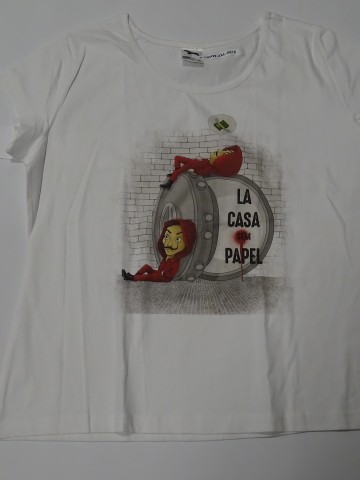 Tricou imprimat dama, 2XL