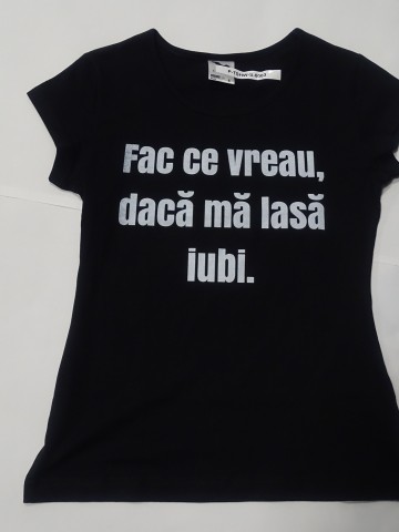 Tricou imprimat dama, S