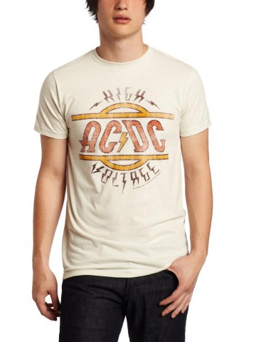 Tricou AC DC High Voltage | Imprimat pe tricou [type: mockup-Tricou clasic baieti-alb; ]